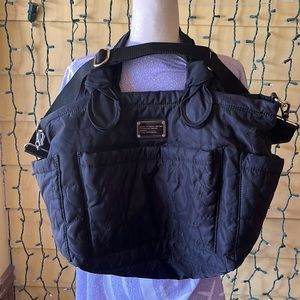 Marc Jacobs black nylon diaper bag